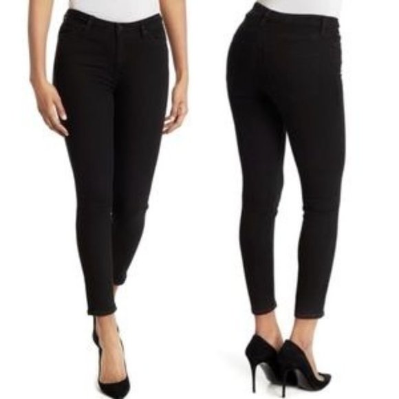 All Saints Washed Black High Rise Eve Lux Skinny Jeans - Picture 1 of 8